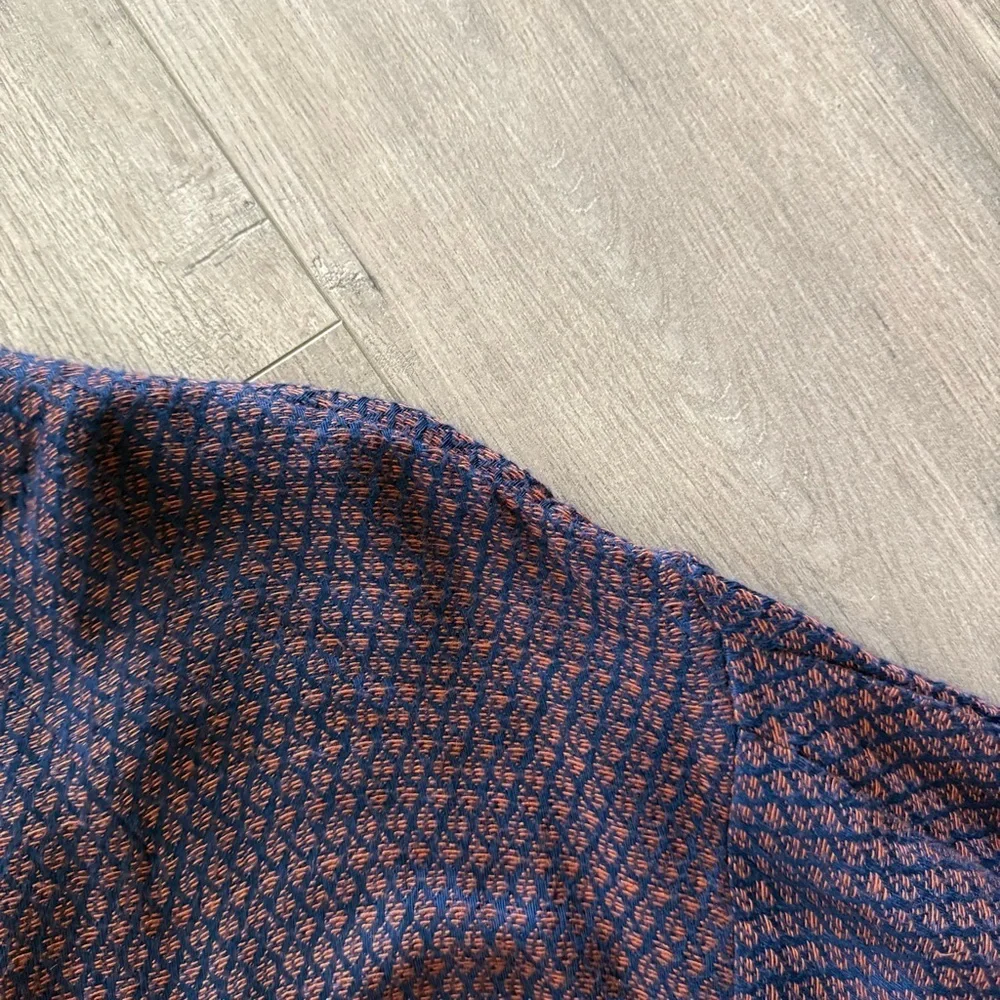 Free‎ People Autumn Rust & Navy Knit Sweater Dresss